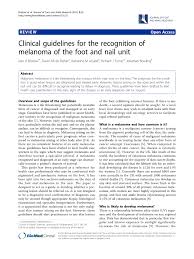clinical guidelines for the recognition