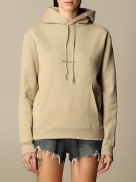 Discover high quality vintage clothing for men and women at domno vintage. Saint Laurent Cotton Hoodie Sweatshirt Saint Laurent Women Yellow Cream Sweatshirt Saint Laurent 647993 Ybqz2 Giglio En