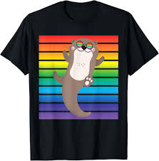 Gay Otter T-Shirt : Amazon.co.uk: Fashion