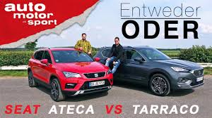Seat ateca kofferraumvolumen / kombi oder suv seat leon cupra r st vs cupra ateca autogefuhl : Seat Ateca Vs Tarraco Wer Ist Besser Entweder Oder Vergleich Review Auto Motor Und Sport Youtube