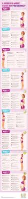Guide To Pregnancy Week By Week Infographic Little Ones