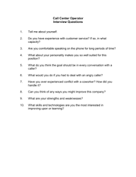 Call Center Operator Interview Questions Template This Or That Questions Interview Questions Call Center