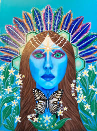 Ethereal Ginevra. She lives in another level. I painted her portrait hoping  to capture her ethereal beauty.💖