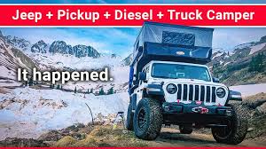 2021 jeep gladiator camper shell. Jeep Gladiator Camper Goes Anywhere Truck Camper Magazine