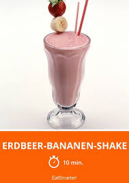 Erdbeer Bananen Shake Smarter Zeit 10 Min Eatsmarter De Smoothies With Almond Milk Strawberry Banana Smoothie Recipes Banana Smoothie Recipe