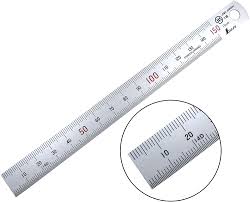 I know where the basic measurements are, such as 1/4, 1/2, and. Shinwa H 101a 150 Mm Rigid 15 Mm X 0 5 Mm Zero Glare Satin Chrome Stainless Steel Machinist Engineer Ruler Rule With Graduations In Mm And 5 Mm Construction Rulers Amazon Com