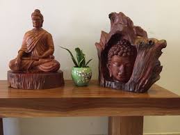 Check out our wood sculpture art selection for the very best in unique or custom, handmade pieces from our sculpture shops. Wooden Buddha Head From The Tree Log Woodenbuddhas Com Sculptures Carvings Religion Philosophy Astrology Buddhism Artpal