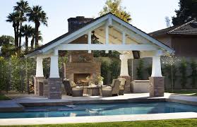 Fancy A Farmhouse Why This Modern Trend Is Becoming Timeless Iconic Life Pool House Designs Pool Houses Small Pool Houses