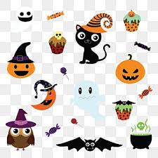 Vector Halloween Elements Cat Background Watercolor Png And Vector With Transparent Background For Free Download Halloween Vector Halloween Balloons Holiday Owl