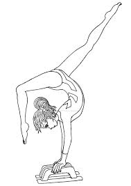Gymnastics theme coloring pages would be best for those kids who are already through basics as gymnastics theme coloring pages offer mode details coloring options compared to hut or sun or. Coloring Pages Gymnastics Coloring Pages Pommel Horse