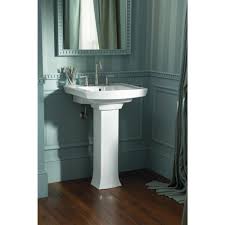 Whether you are swapping out your sink or doing a complete remodel, we got a solution. Kohler K 2359 8 7 Archer Pedestal Bathroom Sink With 8 Centers Black Black Kitchen Bath Fixtures Bathroom Fixtures