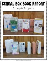 Cereal Box Book Report Template Project Directions Rubric Example Idea Photo Cereal Box Book Report Book Report Templates Book Report Projects