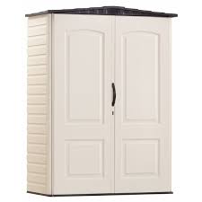 Rubbermaid plastic storage cabinet with doors 1. Rubbermaid 5 X 2 Ft Plastic Storage Shed White Walmart Com Walmart Com