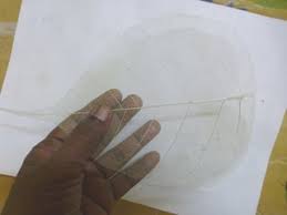 Draw a straight line as reference on the bottom of the card. How To Make Skeleton Leaves 4 Steps With Pictures Instructables
