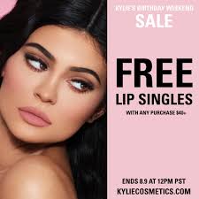 for my birthday weekend I'm giving away FREE lip singles