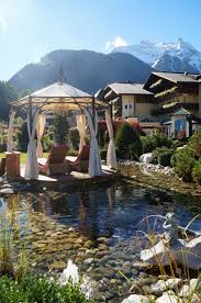Beautiful Sunny Autumn Afternoon In Finkenberg Zillertal In Tyrol Stock Resort