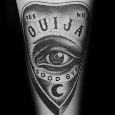 Unrigged, crystal can be tinted. 40 Planchette Tattoo Designs For Men Ouija Board Ink Ideas