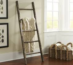 Pb Found Rustic Wood Ladder Rustic Ladder Rustic Blanket Ladder Ladder Decor