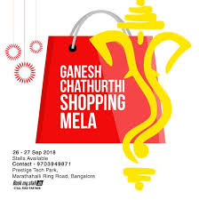 Ganesh Chatruthi Shopping Mela Bangalore Mela Ganesh Stall