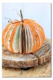 Zuerst falten wir die außenhülle und danach die seiten. 30 Beautiful Rustic Decorations For Fall That Are Easy To Make 2017 Diy Buch Bastelarbeiten Bastelbucher