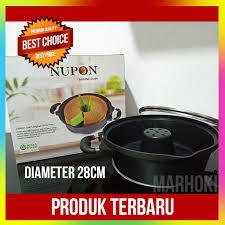 Menyantap roti panggang atau toast yang renyah dengan olesan mentega memang paling umumnya roti dipanggang dengan toaster atau pemanggang roti khusua. Baking Pan Teflon Nupon Cetakan Kue Bolu 28cm Shopee Indonesia