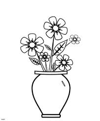 Download Flower Vase Drawing For Kids