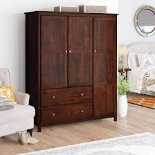 Shop wood wardrobes and armoires and other wood case pieces and storage cabinets from top sellers around the world at 1stdibs. Grain Wood Furniture Shaker Wardrobe Armoire Reviews Wayfair