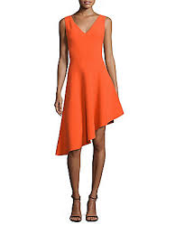 Milly Asymmetrical Hem Sheath Dress Saks Com