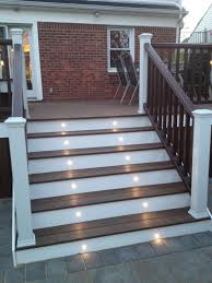 21 Totally Bright Patio Deck Trex To Get A Luxurious Accent Patio Stairs Front Porch Steps Deck Steps