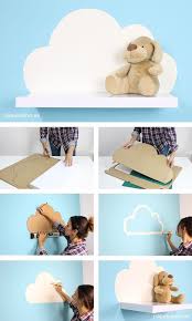 Einfaches Diy Cloud Regal Cloud Einfaches Regal Kinder Zimmer Babyzimmer Dekor Baby Diy
