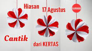 Jelaskan dan berikan contoh ide penciptaan karya. Hiasan 17 Agustus Dengan Cara Indian Paper Art By Djegos