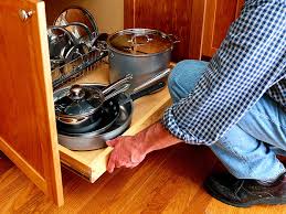 Custom kitchen cabinet pull out shelves for your existing cabinets sliding shelving rollout trays quality pullout shelf to fit most any kitchen and bathroom cabinet. How To Install A Pull Out Kitchen Shelf This Old House