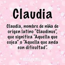 Significado Nombre Claudia Significados De Los Nombres Significado Nombre Claudia Nombres