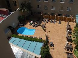 Barcelona el prat airport12.8 км. Here S The Terrace Pool View From My 6th Floor Room At The Montblanc Picture Of Hcc Montblanc Barcelona Tripadvisor