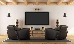 Home Theater Ideas How To Design The Perfect Room For Movie Night Modern home theater room interior with flat screen tv pictures by vittore 11/109.