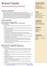 Displayed here are job ads that match your query. Teaching Assistant Resume Samples Qwikresume