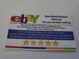 Thank You For Your Business Cards 100 Cards | eBay