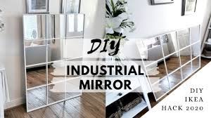 Mirror, mirror on the wall? Cheap Diy Mirror Tutorial Diy Industrial Grid Mirror Ikea Hacks 2020 Cheap Diy Wall Mirror Youtube