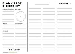 Blank Page Blueprint Journal Worksheet Wednesday Writing Outline Creative Writing Worksheets Writing Worksheets