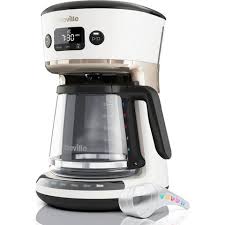 Shardor drip coffee maker, 12 cup programmable brew coffee machine 3.0, automatic start and shut off, brew strength control, warming plate, glass carafe, 60oz, black. Buy Breville Vcf116 Mostra Easy Measure Filter Coffee Maker White Gold 12 Programmable Automatic Coffee Machine Online Shop Electronics Appliances On Carrefour Uae