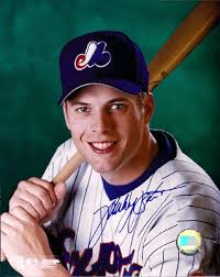 AUTOGRAPHED MICHAEL BARRETT Montreal Expos Photo