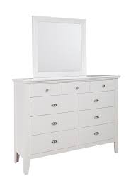 Langlor Contemporary White Dresser And Mirror Furniture White Dresser Closet Decor
