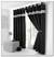 Bedroom Black And White Curtains