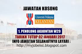 Jawatan kosong di kementerian kesihatan malaysia kkm tawaran adalah dipelawa daripada warganegara malaysia yang berkelayakan untuk memohon b. Jawatan Kosong Di Universiti Malaysia Kelantan Umk 02 Januari 2017