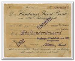 Npb neue privat bank ag/switzerland is a private company categorized under banks. Deutschland 500 000 Mark 1923 Hamburg Hamburger Privat Bank Von 1860 Ag Iii Ma Shops