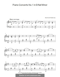 P Chajkovskij Koncert Dlya Fortepiano S Orkestrom No 1 Si Bemol Minor Th 55 Op 23 Na Musicaneo