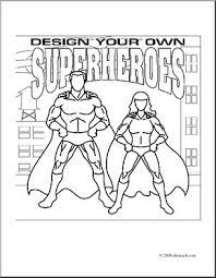 Discussion in 'fan art' started by lunar_wolf, may 22, 2006. Clip Art Dyo Superheroes Coloring Page I Abcteach Com Abcteach