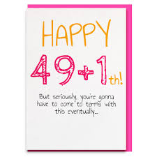 Some are really looked forward to like the 16th, 18th, 21st and 50th birthday while others make you brood over like the 30's. 50th Birthday Card 50th Birthday Happy 50th Funny Birthday Etsy