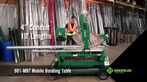 Greenlee 881 Mbt Mobile Bending Table