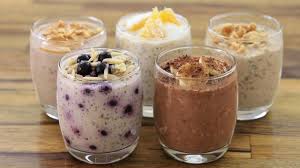 Make the basic overnight oatmeal recipe and try any or all of these healthy overnight oatmeal recipes. Overnight Oats 5 Easy Healthy Recipes Youtube